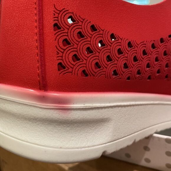 FLEXUS by SPRING STEP Centrics Red Slip-On Shoes Sneakers NEW 7.5 8 - Picture 7 of 8